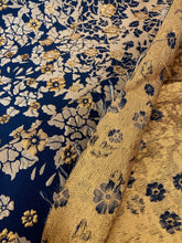 Lade das Bild in den Galerie-Viewer, Jacquard misto seta giallo nero disegno degrade: €54/mtl