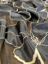 Lade das Bild in den Galerie-Viewer, Devore seta viscosa blu taglio unico 1.6m a 44€