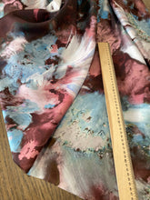 Lade das Bild in den Galerie-Viewer, Seta twill colori azzurro marrone: 49€/mt