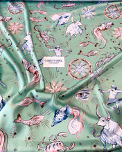 Lade das Bild in den Galerie-Viewer, Twill color Tiffany con costellazioni: 16€/m