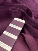 Lade das Bild in den Galerie-Viewer, Velluto di cotone viola: 34€/m
