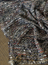 Lade das Bild in den Galerie-Viewer, Tweed chanellina grigio scuro: 38€/m
