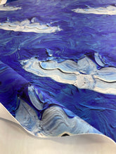 Lade das Bild in den Galerie-Viewer, Lycra blu con nuvole : 25€/m
