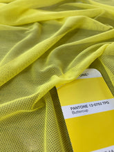 Lade das Bild in den Galerie-Viewer, Tulle elasticizzato giallo : 14€/m
