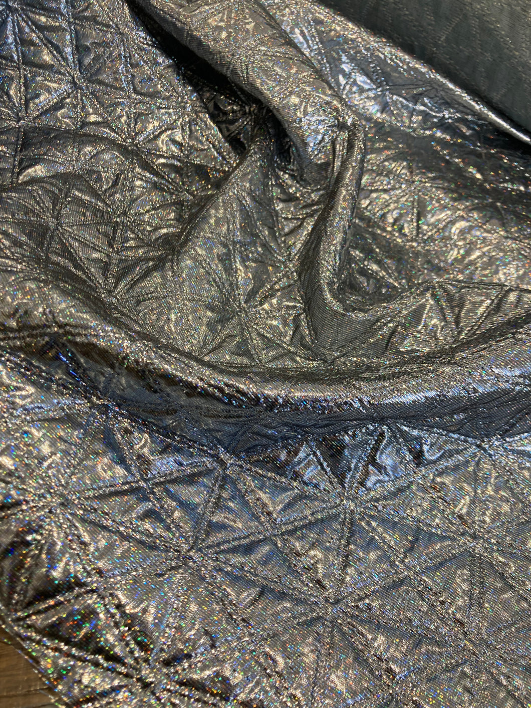 Jacquard Lana mista holographico: 39€/m